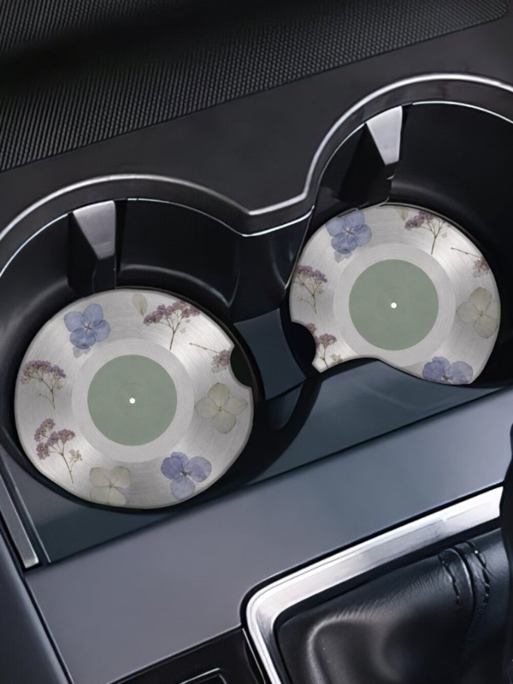 Ariana Grande “Petals” Vinyl Car Coasters